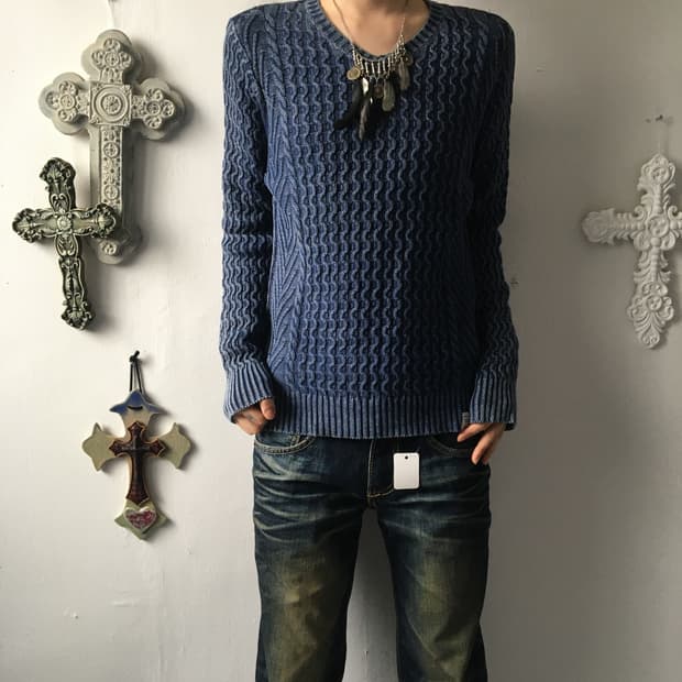 cable pattern knit