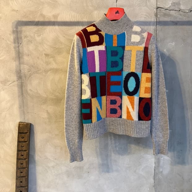 베네통 그래픽 니트 55~66