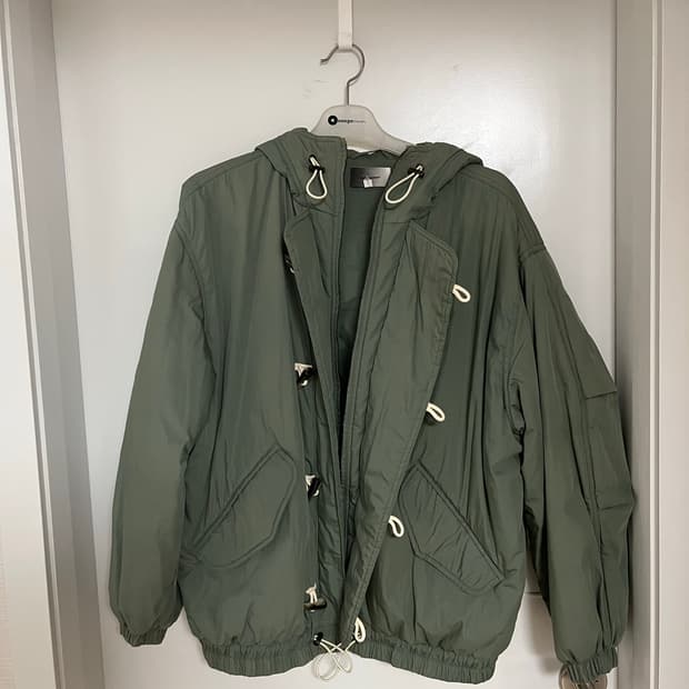 이자벨마랑 후드 패딩 S 올리브