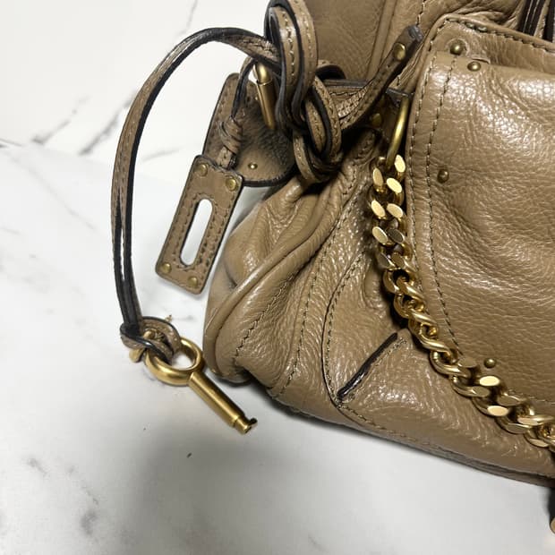 [A+ 정품] 끌로에 패딩턴백 브라운 라지