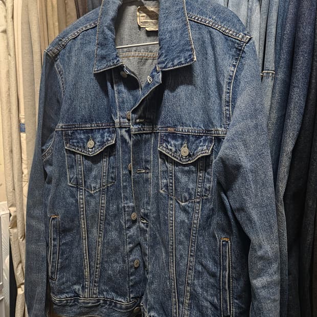 폴로 랄프로렌 페이디드 데님 트러커 자켓 L사이즈