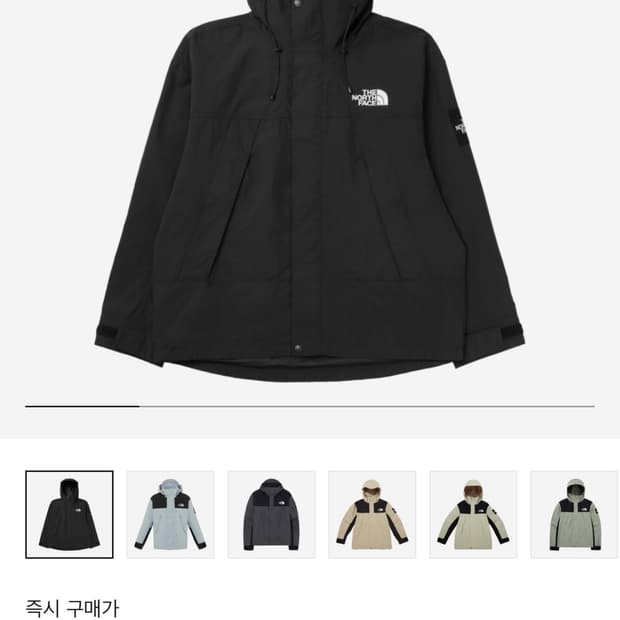 노스페이스 화이트 라벨 마티스 자켓 블랙 S