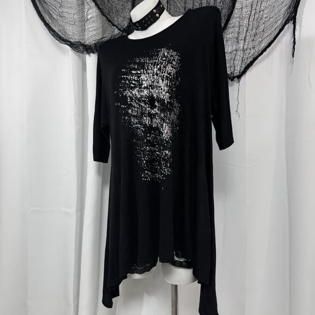 cubic long t-shirt