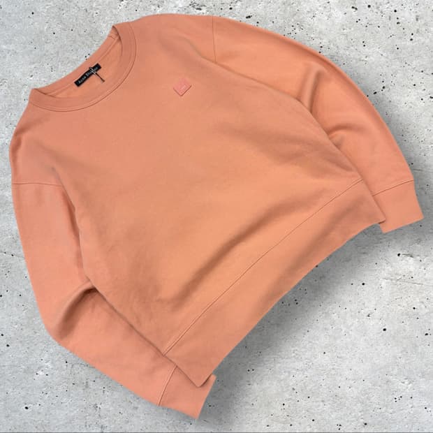 [S] 아크네 스튜디오 페어뷰 맨투맨 피치 B361