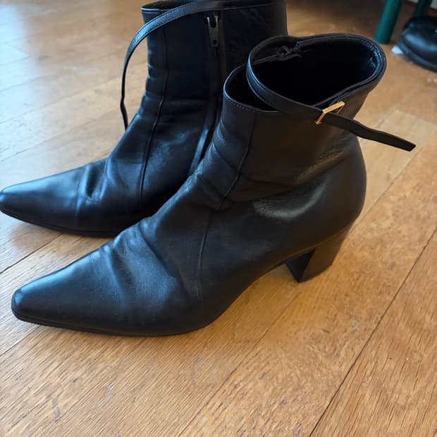 Saint Laurent Arsun 70 Zipped Boots
