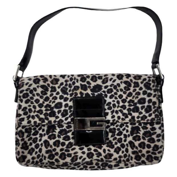 GUESS 레오파드 숄더백