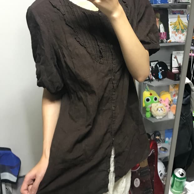 브라운 단추 SET