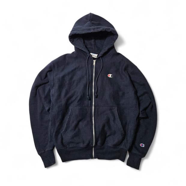 챔피온 리버스위브 후드집업 빈티지 L