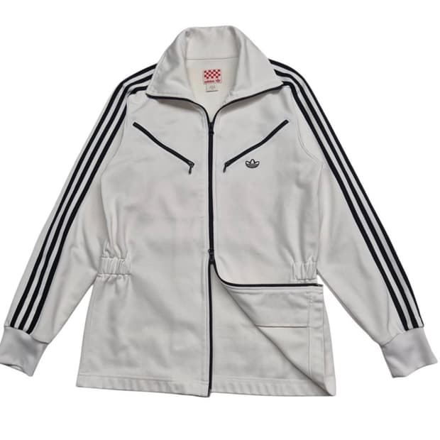아디다스 굿이어 산레모 트랙탑 져지 자켓 흰/검