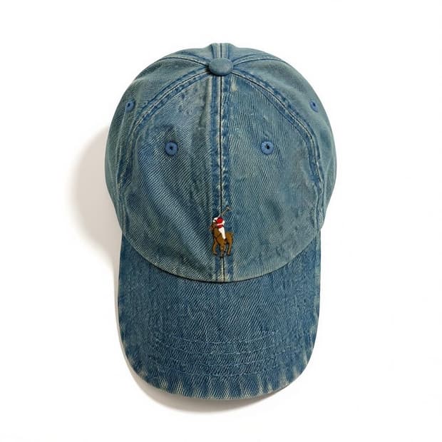 POLO 폴로 랄프로렌 데님 볼캡 모자 free