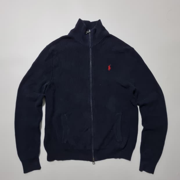 폴로 집업 니트