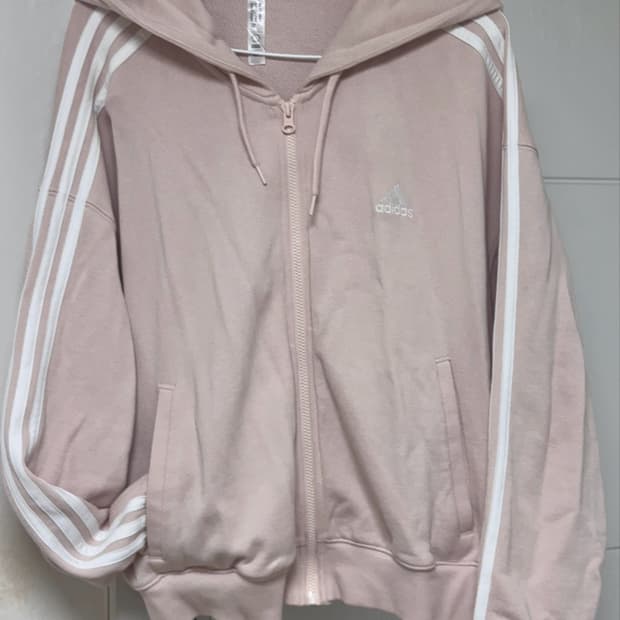 아디다스 희귀 핑크 딸기우유 져지 후드집업 자켓 국내유일 adidas
