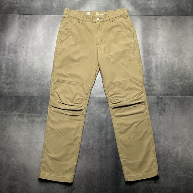 CARHARTT 칼하트 베이지 플랩포켓 유틸리티 워크팬츠 A01388