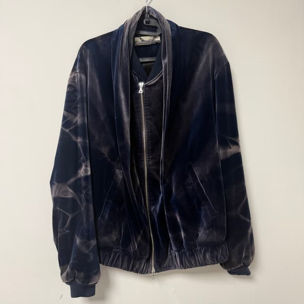 지용킴 23aw 숄카라 자켓 네이비 L