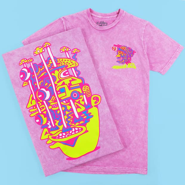 킬러애시드 사이키델릭 반팔티 타이다이 직구