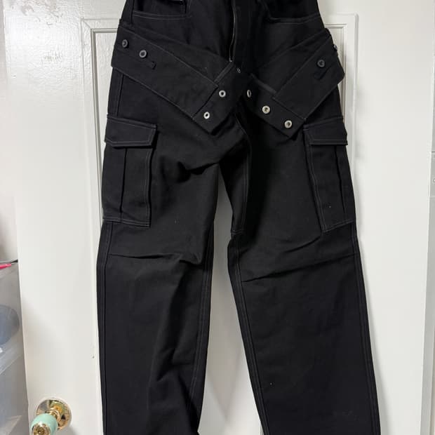 앤더슨벨 더블 웨이스트 워크팬츠 28