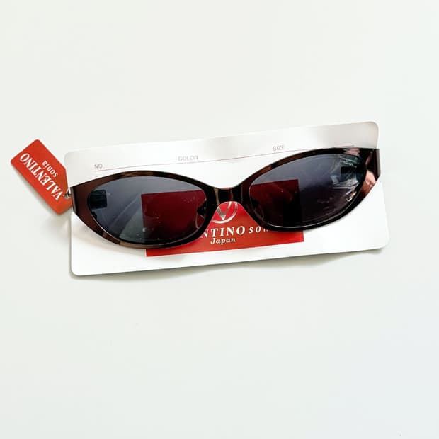 VALENTINO SONIA JAPAN 브라운 메탈릭 빈티지 선글라스