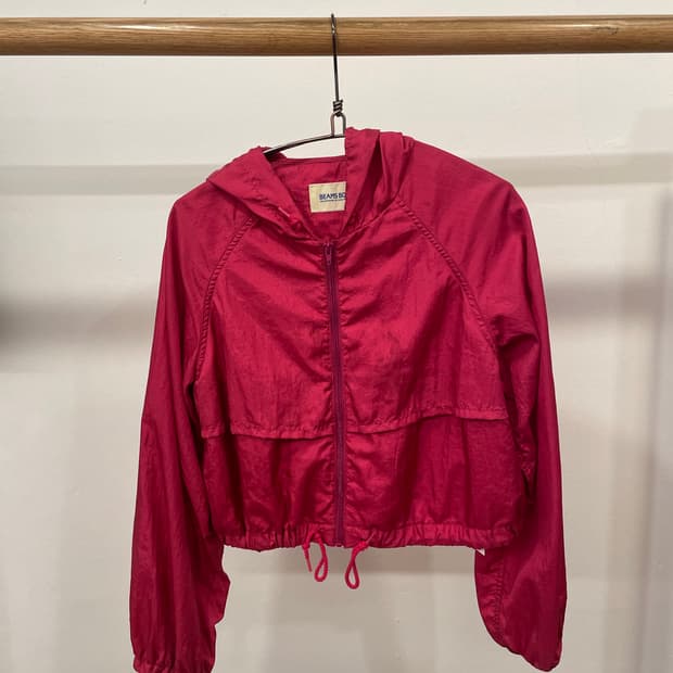 beams boy pink zip-up