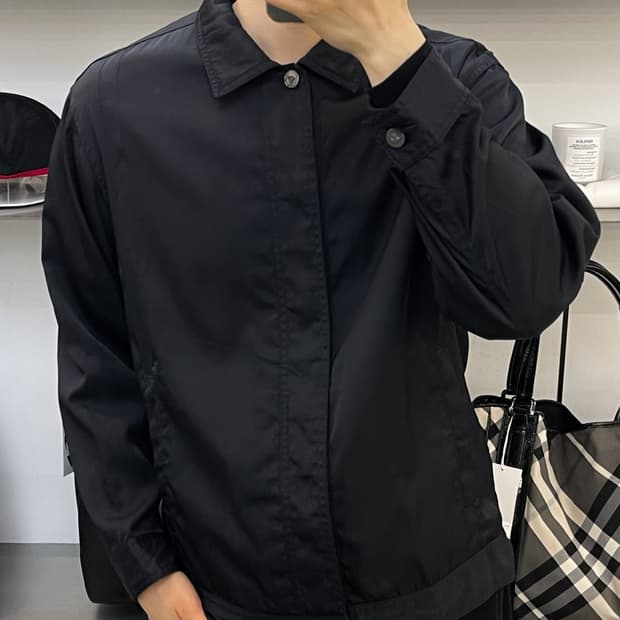 베르사체 진 쿠튀르 90s 웨스턴 스티치 나일론 자켓