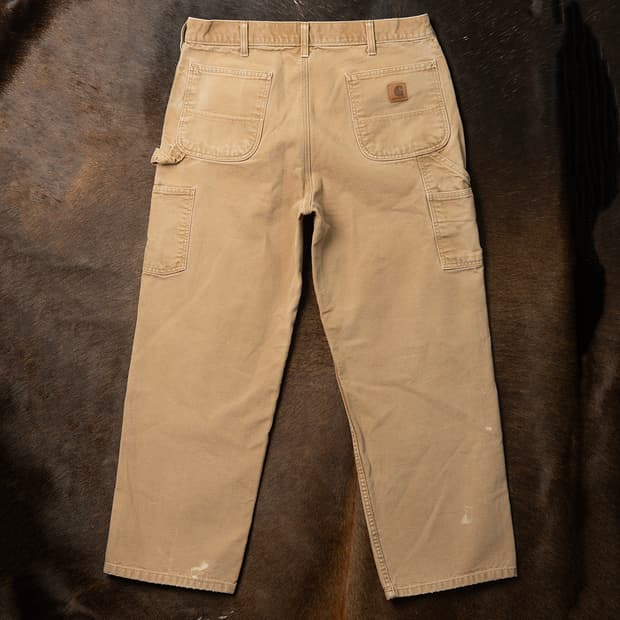 [34] 칼하트 B11 싱글니 덕캔버스 카펜터 워크팬츠 브라운 