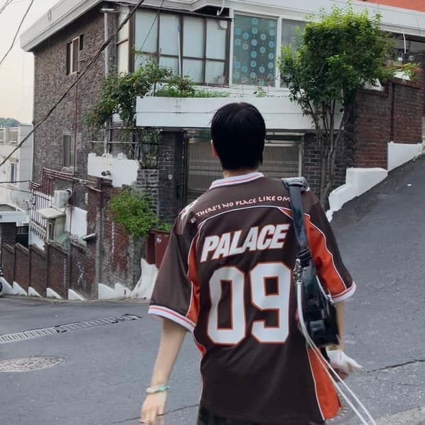 팔라스 저지 반팔 브라운