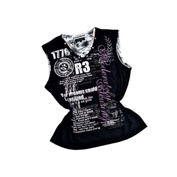 PUNK 민소매 나시