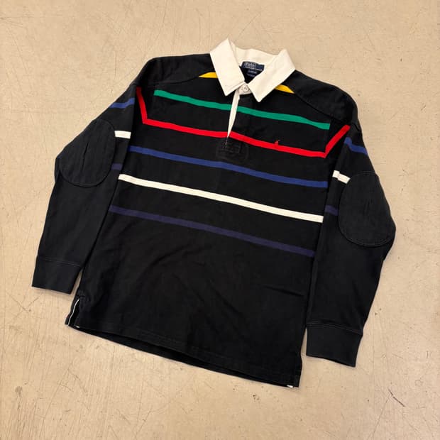 폴로 랄프로렌 스트라이프 럭비티