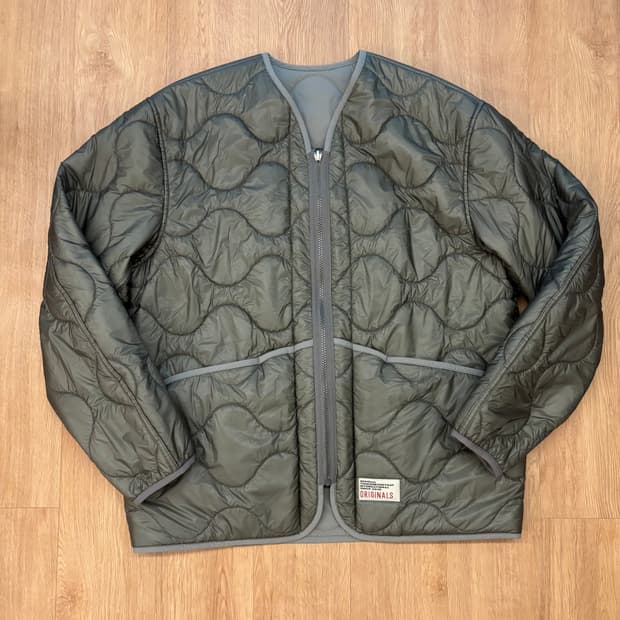 디스이즈네버댓 폴라텍 리버시블 퀼팅 자켓 M