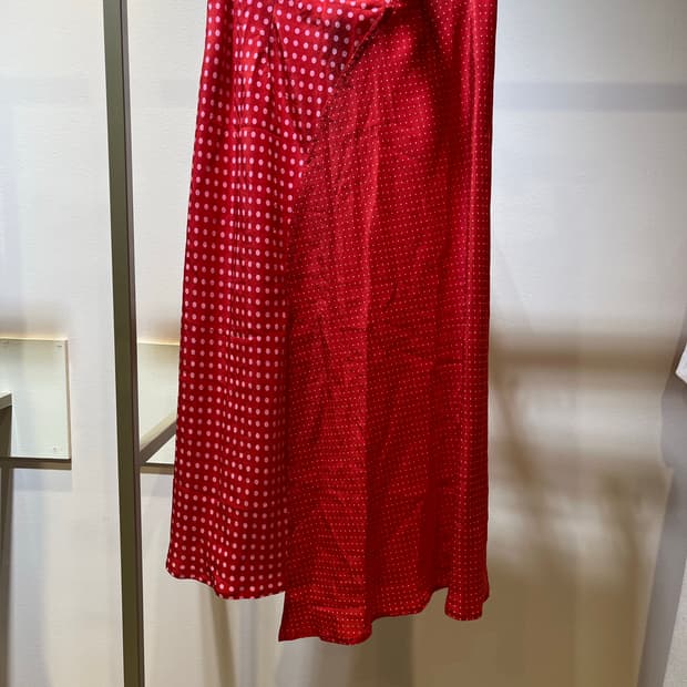 이태리 실크 스커트