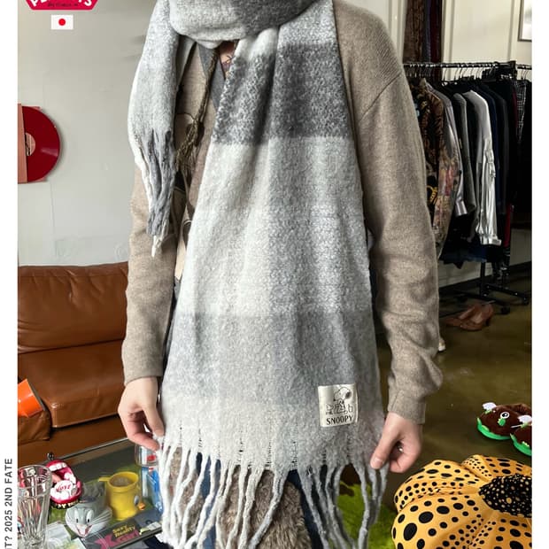 Snoopy Official Old Goods Big Muffler