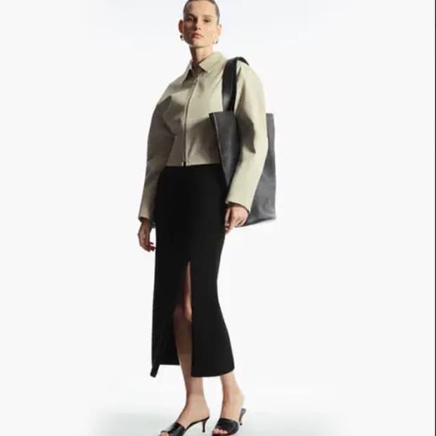 코스 니트 스커트