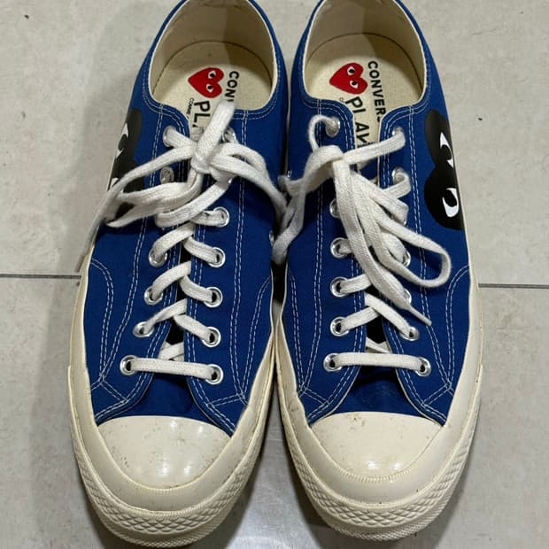 꼼데 컨버스 블루/그레이 300