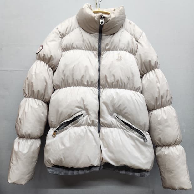 헤지스 스포츠 아머패치 로고 덕다운 패딩 L