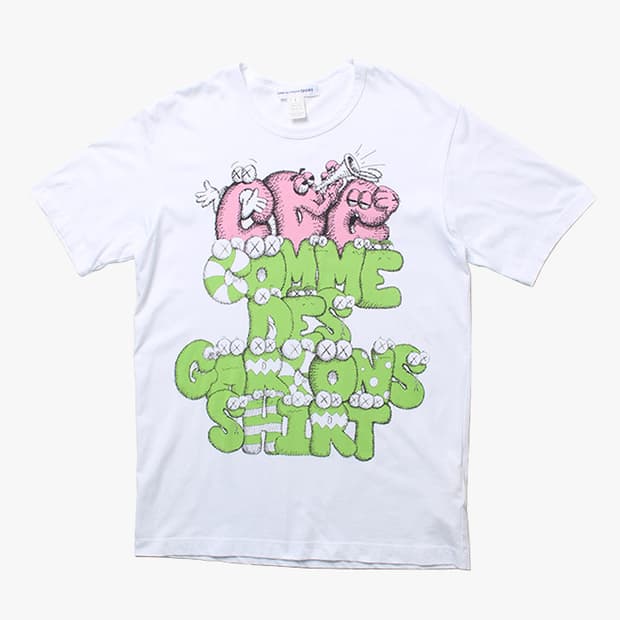  CDG X KAWS "White T-Shirts"
