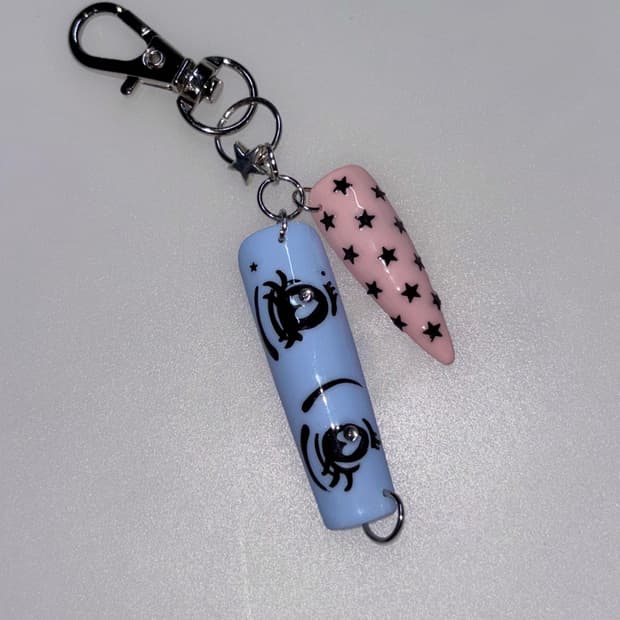네일 팁 키링 nail tip keyring 