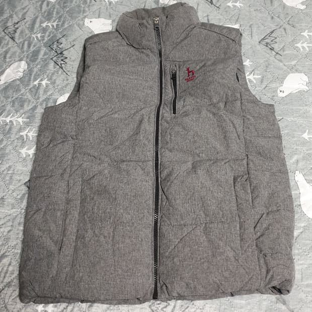 헤지스 조끼패딩 그레이 (95)