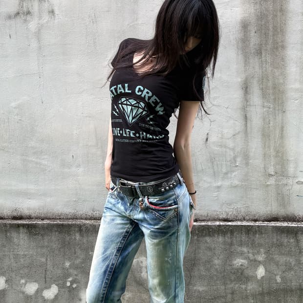 Rock Punk Fatal Crew Slim Fit T-shirts