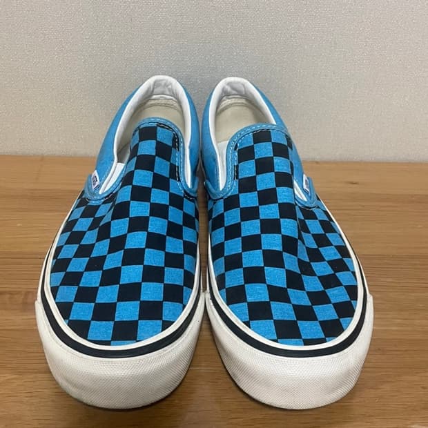 반스 클래식 슬립온 체커보드 블루 270