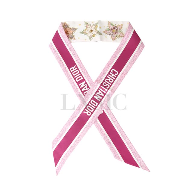 디올 스카프 럭키스타 미차 실크 스카프 미니 55LKY106I610