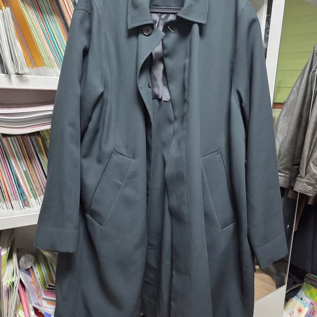 아크네 스튜디오 다크그린 코트/46