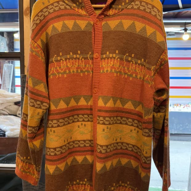 빈티지 니트 가디건