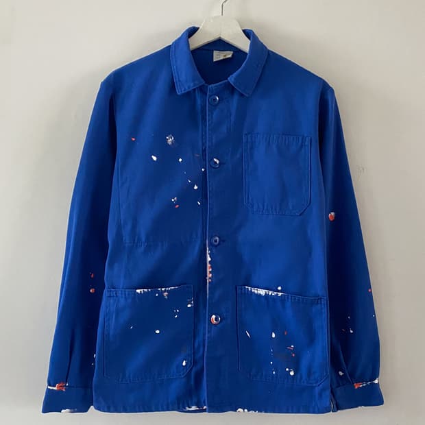 오리지널 빈티지 페인팅 프렌치 워크자켓 028