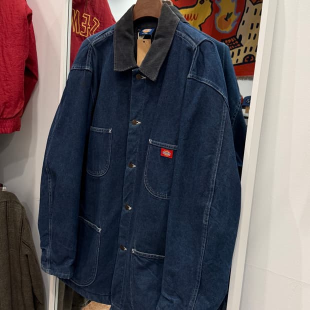 90s Dickies 디키즈 데님 초어 코트 워크 자켓