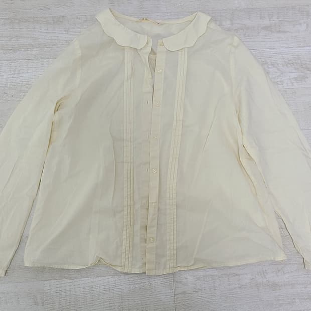 노란색 빈티지 티셔츠