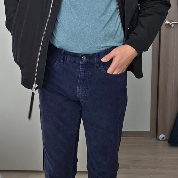 브룩스 브라더스 코듀로이 네니비 데님 바지 33