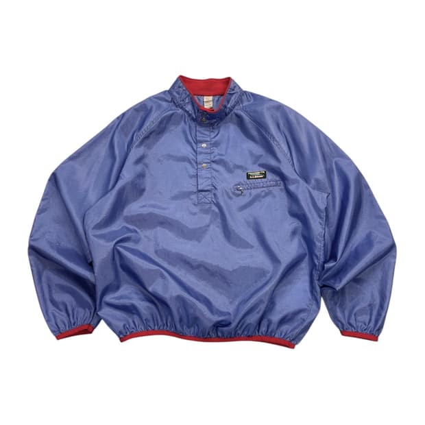 80s 엘엘빈 립스탑 스냅티 아노락 