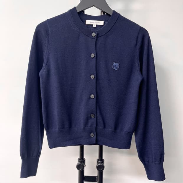 메종키츠네 24f/w 볼드 폭스 헤드 가디건