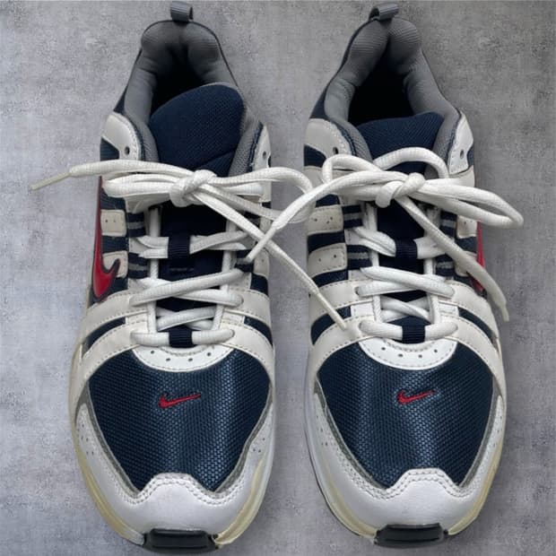 나이키 Nike 네이비 화이트 어드밴티지 레트로 러닝 스니커즈 250