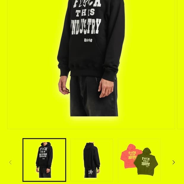 Starteam x Fuck this industry hoodie