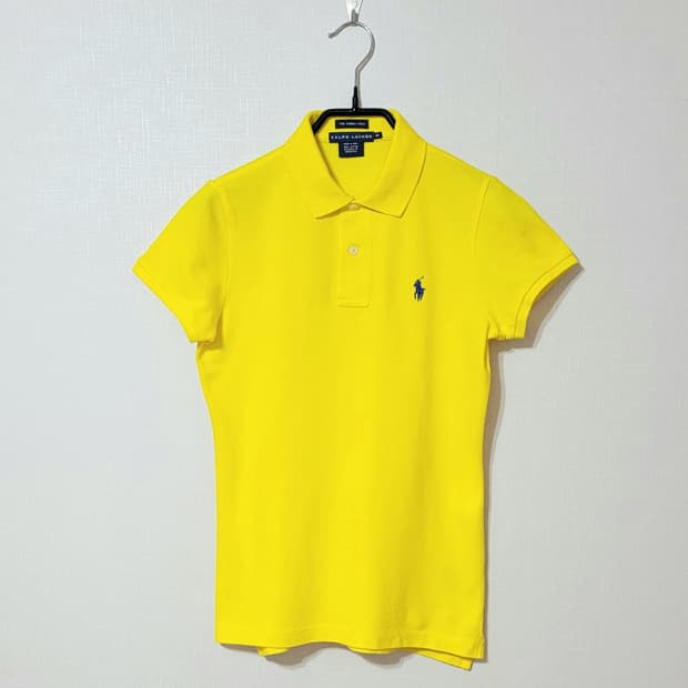 POLO 폴로 랄프로렌 우먼 레몬색 카라티